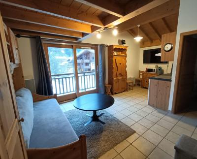 Vakantie in de bergen Studio mezzanine 4 personen (1) - Résidence les 4 Saisons - Pralognan-la-Vanoise - Woonkamer