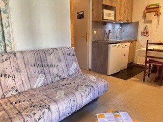 Holiday in mountain resort 2 room apartment sleeping corner 4 people (10B) - Résidence les Airelles B - Risoul - Living room