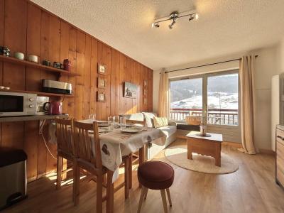 Vakantie in de bergen Appartement duplex 2 kamers bergnis 6 personen (033) - Résidence les Alisiers - Praz sur Arly - Woonkamer