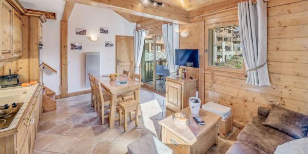 Holiday in mountain resort 3 room duplex apartment 6 people (C13P) - Résidence les Alpages - Champagny-en-Vanoise - Living room
