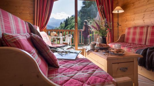 Urlaub in den Bergen Résidence les Alpages de Champagny - Champagny-en-Vanoise - Kleines Wohnzimmer