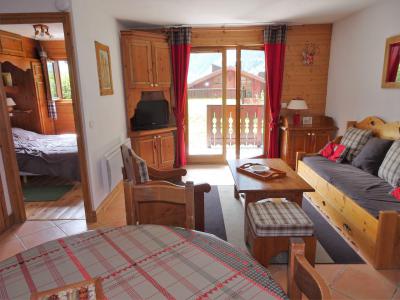 Holiday in mountain resort 3 room apartment 6 people (2) - Résidence les Alpages de Pralognan C - Pralognan-la-Vanoise - Living room