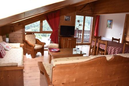Urlaub in den Bergen 4 Zimmer Maisonettewohnung für 6 Personen (19) - Résidence les Alpages de Pralognan C - Pralognan-la-Vanoise - Wohnzimmer