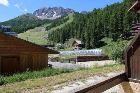 Vacaciones en montaña Estudio -espacio montaña- para 4 personas (B102) - Résidence les Alpages - Vars - Terraza