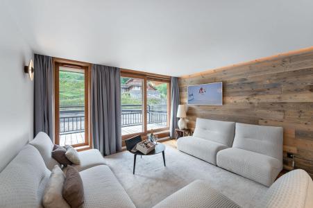 Urlaub in den Bergen 3-Zimmer-Holzhütte für 6 Personen (32) - Résidence les Ancolies - Courchevel - Wohnzimmer