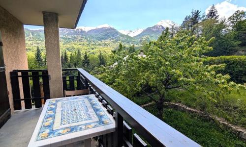 Vacanze in montagna Appartamento 2 stanze per 4 persone (37m²) - Résidence Les Anémones - Pelvoux - Balcone