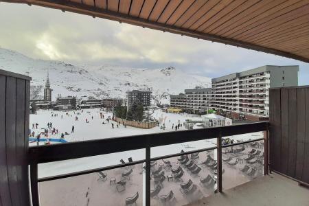 Wakacje w górach Studio 3 osoby (208) - Résidence les Aravis - Les Menuires - Balkon