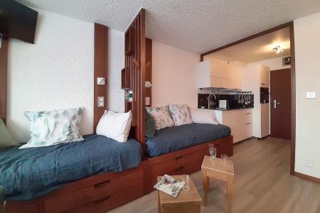 Vakantie in de bergen Studio 3 personen (208) - Résidence les Aravis - Les Menuires - Woonkamer