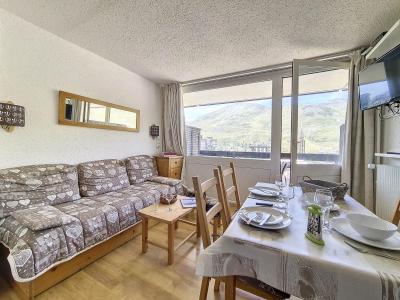 Vakantie in de bergen Studio bergnis 4 personen (313) - Résidence les Aravis - Les Menuires - Woonkamer