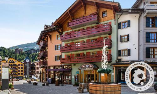 Urlaub in den Bergen 2-Zimmer-Appartment für 4 Personen (Sélection 38m²-1) - Résidence Les Arcs 1950 le Village - MH - Les Arcs - Draußen im Sommer