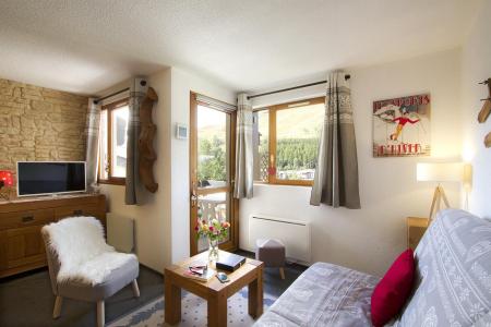 Holiday in mountain resort 1 room 2 cabins apartment 4 people (ARG2) - Résidence les Arias - Les 2 Alpes - Living room