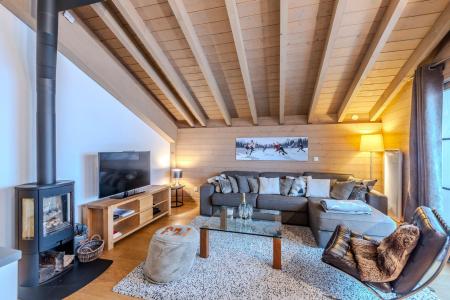 Urlaub in den Bergen 3-Zimmer-Appartment für 5 Personen - Résidence les Balcons des Bois Venants - Morzine - Wohnzimmer