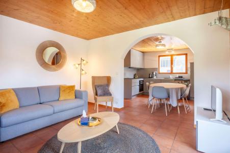 Urlaub in den Bergen 4-Zimmer-Holzhütte für 8 Personen - Résidence les Brebis - Morzine - Wohnzimmer