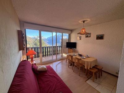 Vakantie in de bergen studio bergnis 2-4 personen (0F5) - Résidence les Brimbelles - Auris en Oisans - Woonkamer