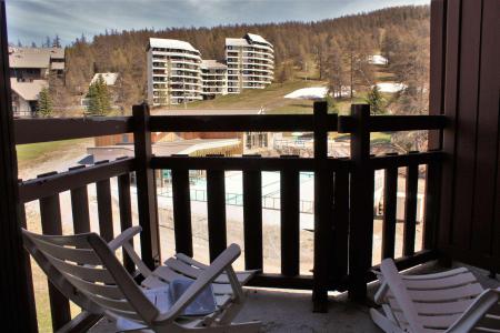 Vacances en montagne Appartement 2 pièces 4 personnes (66II) - Résidence les Chabrières II - Risoul - Terrasse