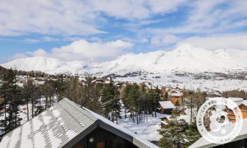 Аренда на лыжном курорте Апартаменты 1 комнат 4 чел. (Confort 26m²) - Résidence les Chalets D'aurouze - Maeva Home - La Joue du Loup - летом под открытым небом