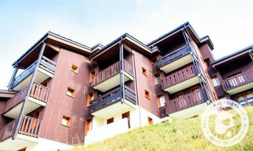 Skiverleih 2-Zimmer-Appartment für 5 Personen (Sélection 32m²) - Résidence les Chalets de Valmorel - MH - Valmorel - Draußen im Sommer