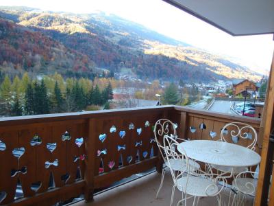 Wakacje w górach Apartament 2 pokojowy 4 osób (D2) - Résidence les Chalets du Ponthier - Courchevel - Balkon