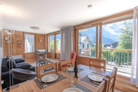 Urlaub in den Bergen 3-Zimmer-Appartment für 6 Personen (Lavue) - Résidence les Chalets du Savoy - Kashmir - Chamonix - Wohnzimmer