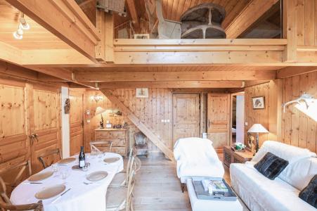 Vakantie in de bergen Appartement 5 kamers 6-8 personen - Résidence les Chalets du Savoy - Orchidée - Chamonix - Woonkamer