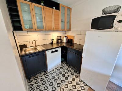 Holiday in mountain resort 4 room duplex apartment 6-8 people (339) - Résidence les Chalets du Thabor - Valfréjus - Dining area