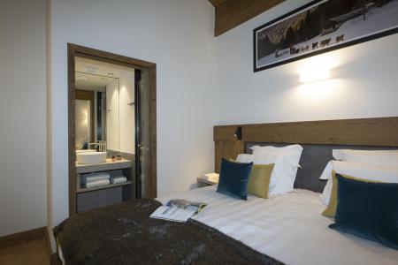 Holiday in mountain resort 5 room apartment 10 people (Prestige) - Résidence Les Chalets Láska - Les Contamines-Montjoie - Master bedroom