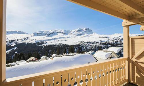 Urlaub in den Bergen Studio für 4 Personen (Confort 27m²-2) - Résidence les Châteaux de Crans - MH - Flaine - Draußen im Sommer