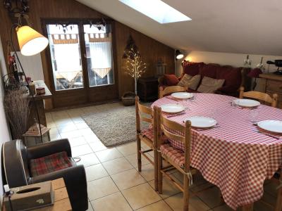 Vakantie in de bergen Appartement 3 kabine kamers 5 personen (37) - Résidence les Cimes d'Or - Les Contamines-Montjoie - Woonkamer