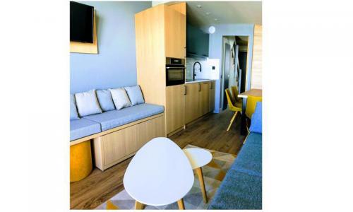 Rent in ski resort 2 room apartment 6 people (Prestige 35m²-4) - Résidence les Constellations - Maeva Home - La Plagne - Living room