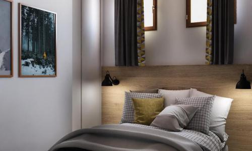 Rent in ski resort 2 room apartment 6 people (Prestige 35m²-4) - Résidence les Constellations - Maeva Home - La Plagne - Bedroom