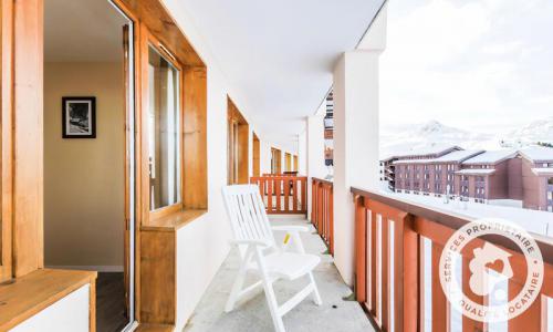 Rent in ski resort 3 room apartment 8 people (54m²-2) - Résidence les Constellations - Maeva Home - La Plagne - Balcony