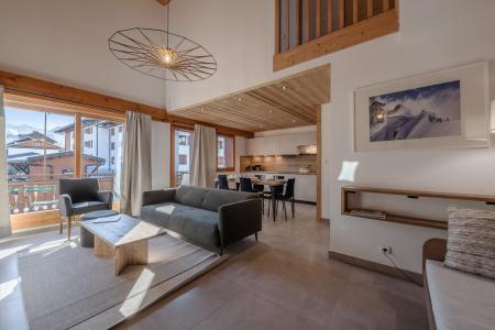 Urlaub in den Bergen 4 Zimmer Maisonettewohnung für 7 Personen (2) - Résidence les Cordettes - Morzine - Wohnzimmer