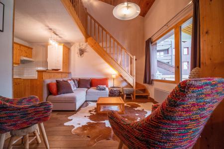 Urlaub in den Bergen 4 Zimmer Maisonettewohnung für 10 Personen (040) - Résidence les Côtes - Valmorel - Wohnzimmer