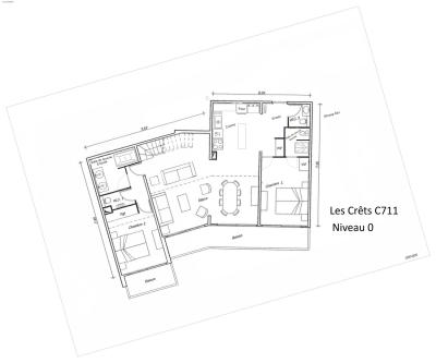 Vacaciones en montaña Apartamento dúplex de 5 habitaciones para 8 personas (711) - Résidence les Crets - Méribel-Mottaret