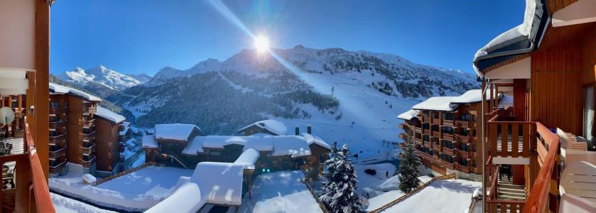 Holiday in mountain resort Apartment 5 rooms duplex 8 pax (711) - Résidence les Crets - Méribel-Mottaret - Balcony