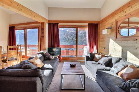 Vakantie in de bergen Appartement 5 kamers 10 personen (711) - Résidence les Crets - Méribel-Mottaret - Woonkamer