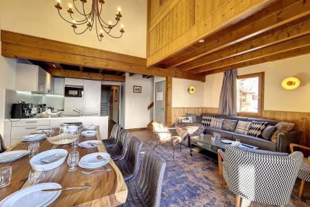 Holiday in mountain resort 5 room duplex apartment 10 people (8) - Résidence les Cristaux - Les Menuires - Living room
