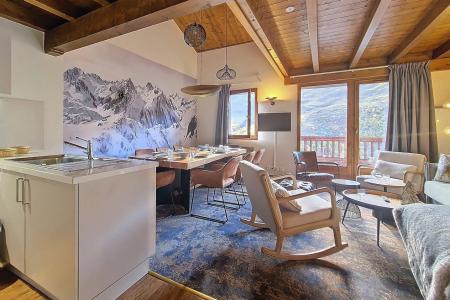 Vacances en montagne Appartement duplex 4 pièces 8 personnes (10) - Résidence les Cristaux - Les Menuires - Séjour