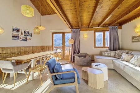 Vacances en montagne Appartement duplex 4 pièces 8 personnes (7) - Résidence les Cristaux - Les Menuires - Séjour