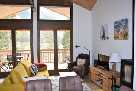 Urlaub in den Bergen 4 Zimmer Maisonettewohnung für 6 Personen (9) - Résidence les Cristaux de la Vanoise - Pralognan-la-Vanoise - Wohnzimmer