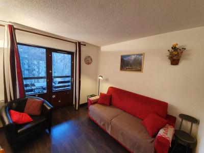 Holiday in mountain resort Studio sleeping corner 4 people (203) - Résidence Les Crocus - Les Orres - Living room