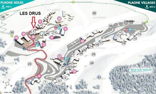 Rent in ski resort Résidence les Drus - MH - La Plagne - Summer outside