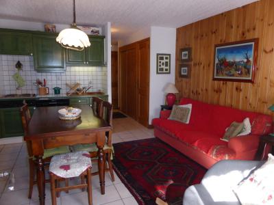 Vakantie in de bergen Appartement 2 kamers 4 personen (H782) - Résidence les Eaux Rousses - Les Houches - Woonkamer