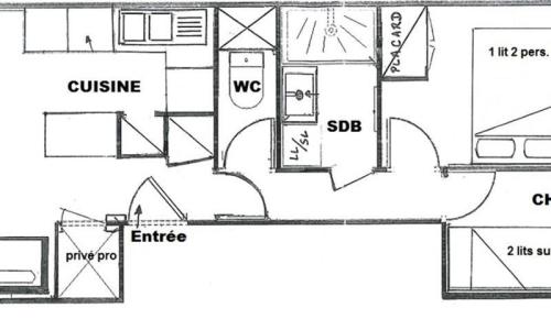 Vacances en montagne Appartement 3 pièces 7 personnes (50m²-2) - Résidence Les Ecrins - La Plagne - Extérieur été