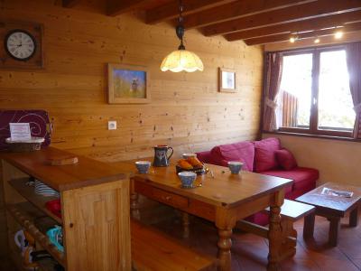 Vakantie in de bergen Appartement 3 kamers 5 personen - Résidence les Edelweiss - Champagny-en-Vanoise - Woonkamer