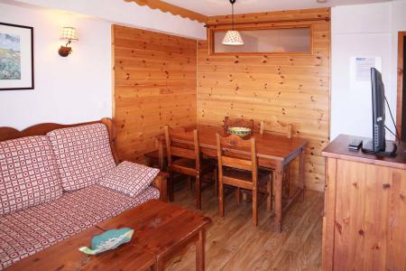 Urlaub in den Bergen 2-Zimmer-Holzhütte für 6 Personen (487) - Résidence les Erines - Mélèzes d'Or - Les Orres - Wohnzimmer