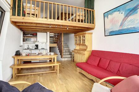 Holiday in mountain resort 2 room duplex apartment 6 people (601) - Résidence les Evons - Les Menuires - Living room