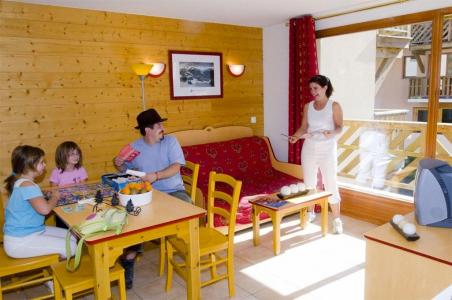 Urlaub in den Bergen Résidence les Flocons d'Argent - Aussois - Wohnzimmer