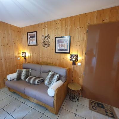 Urlaub in den Bergen Benachbartes Duplex Haus 3 Zimmer 7 Menschen (38) - Résidence Les Flocons du Soleil - La Joue du Loup - Wohnzimmer