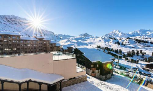 Ski verhuur Studio 4 personen (Confort 22m²) - Résidence les Gémeaux - Maeva Home - La Plagne - Buiten zomer